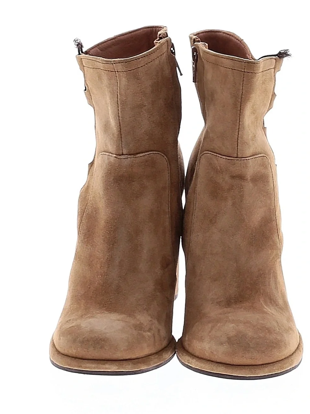 Free People Suede Cutout Ankle Boot - Brown